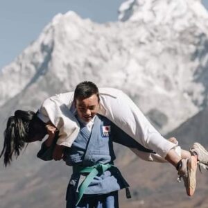 Judo-Spende auf 4000m